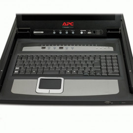 APC 17p Rack LCD Console with Integrated 16 Port Analog KVM Switch