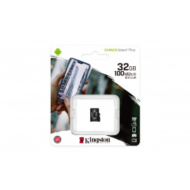 KINGSTON 32GB micSDHC Canvas Select Plus 100R A1 C10 Single Pack