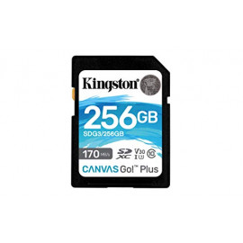 KINGSTON - Modèle : 256GB SDXC Canvas170R C10 UHS-I U3 V30