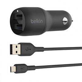 BELKIN Boost Charge Chargeur de voiture 2 ports USB-A (24 W)