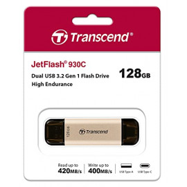 TRANSCEND 128GB, USB3.2, Pen Drive, TLC, High Speed, Type-C