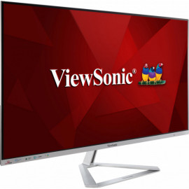Viewsonic 32" 16:9, 1920 x 1080 SuperClear® IPS, VGA, HDMI, DisplayPort, speakers, silver bezel, 3 sides frameless, silver stand