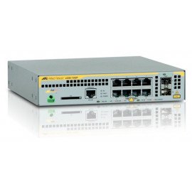 ALLIED TELESIS ALLIED L2+ managed switch 8x 10/100/1000Mbps POE ports 2x SFP uplink slots 1 Fixed AC power supply