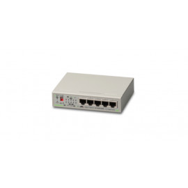 ALLIED TELESIS ALLIED 5 port 10/100/1000TX unmanaged switch with external power supply EU Power Adapter