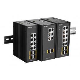 DLINK 14 Port L2 Managed Switch with 10 x 10/100/1000BaseTX ports 8 PoE & 4 x 100/1000BaseSFP ports