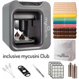 MYCUSINI Imprimante 3D, Mycusini 2.0, Food, Pack Premium, grise