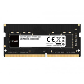 Lexar Barrette mémoire SODIMM DDR4 8Go  PC4-25600 (3200Mhz) (Noir)
