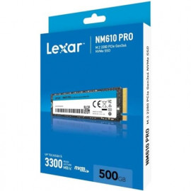 Lexar Disque SSD NM610 Pro 500Go - NVMe M.2 Type 2280