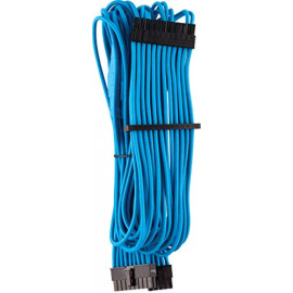 CORSAIR Premium Sleeved 24-Pin-ATX-Kabel (Gen 4) - bleu