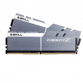 GSKILL Trident Z 16 Go (2x 8 Go) DDR4 3200 MHz CL14 Blanc et argent