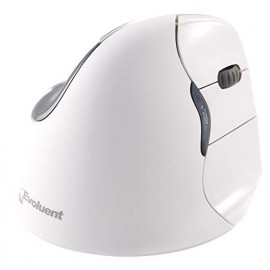 Evoluent Souris sans fil Bluetooth  Vertical Mouse 4 pour droitier (Blanc)