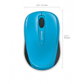 Microsoft Souris sans fil  Wireless Mobile Mouse 3500 (Bleu)