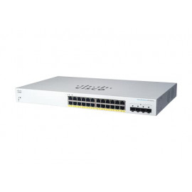 CISCO CBS220-24FP-4G-EU  Business Switching CBS220 Smart 24-port Gigabit Full PoE 382W 4x1G SFP uplink