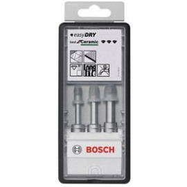 Bosch Jeu de forets diamantés à sec Robust Line Easy Dry Best for Ceramic 3 pièces