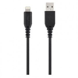 T'nB TNB XTREMWORK 1.5m USB Lightning Cable Black/Grey