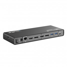 T'nB T'nB TNB 14in1 Docking Station - Connect your computer with ease using this professional 14-in-1 docking station. Enjoy 2x HDMI, 2x DisplayPort, 6x USB 3.0 (including 2 USB-C), 1x USB-C Power Delivery 100W, 1x RJ45 Ethernet, 1x 3.5mm headph