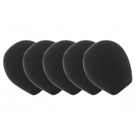 Dacomex Lot de 5 Bonnettes Microphone Dacomex pour Casque (Noir)