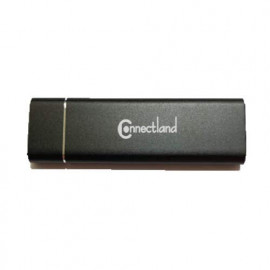CONNECTLAND Boitier externe USB 3.0 Type C  pour SSD M.2 NVMe (Noir)