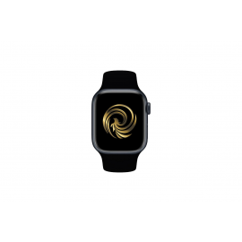 Reborn Apple Watch Series 7 Minuit 45mm reconditionnee Grade A avec bracelet noir