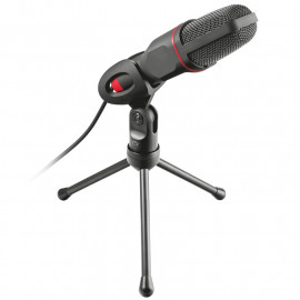 TRUST GXT 212 Mico USB Microphone avec Trépied - noir