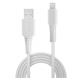 Lindy 3m USB to Lightning Cable white Charge and sync Cable for iPhone iPad & iPod