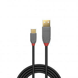 Lindy Câble USB 2.0 Type A vers C Anthra Line 2m