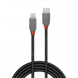 Lindy Câble USB 2.0 Type C vers Micro-B Anthra Line 2m