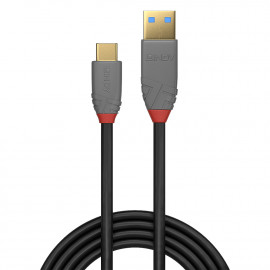 Lindy Câble USB 3.1 type C A 5A Anthra Line 0.5m