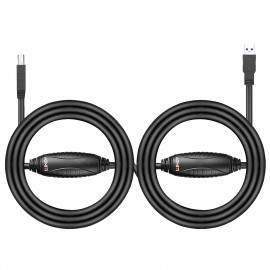 Lindy 10m USB 3.0 Active Extension Cable A/B USB 3.0 Super Speed up to 5Gbit/s