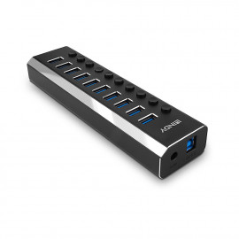 Lindy 10 Port USB 3.0 Hub with On/Off Switches