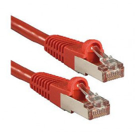 Lindy Cat.6A S/FTP Cable Red 1m
