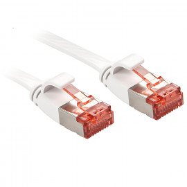 Lindy Cat.6 U/FTP Flat Patch Cable White 3m