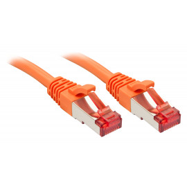 Lindy Cat.6 S/FTP Cable orange 0.5m Patchcable