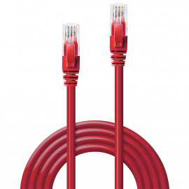 Lindy Cat.6 UTP Cable Red 1m