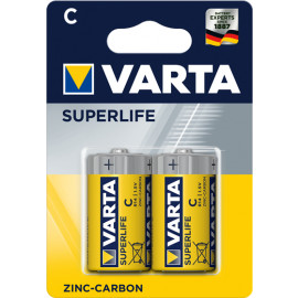 Varta Lot de 2 piles Saline  SuperLife type C (LR14) 1,5V