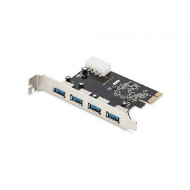 DIGITUS Carte PCI-Express  USB 3.0 - 4 ports externes