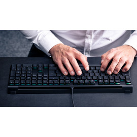Cherry MX 10.0N RGB Wired keyboard (FR)  MX 10.0N RGB Wired mechanical keyboard 104 keys USB black backlight Layout (FR)