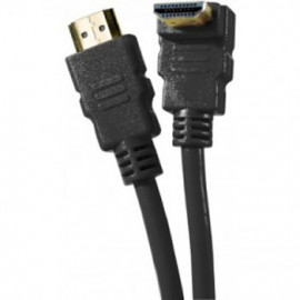 GENERIQUE Câble HDMI 1.4 Ethernet Channel Coudé mâle/mâle Noir