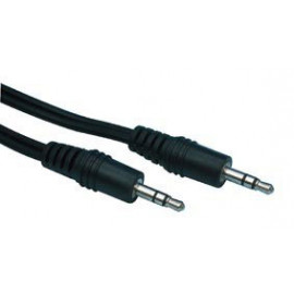 GENERIQUE Câble audio Jack 3.5 mm stéréo mâle/mâle (2.5 mètres)