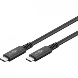 Goobay Câble USB4 40 Gb/s, PD 100 W, 8K 60 Hz, 0,8 m