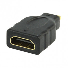 GENERIQUE Adaptateur HDMI femelle vers micro-HDMI mâle (plaqué or)