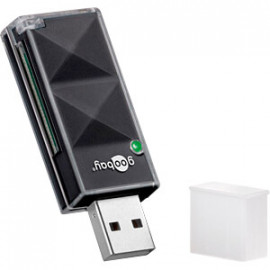 Goobay Lecteur de carte, externe, USB 2.0, microSD, SD