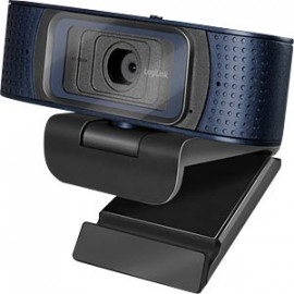 LOGILINK Webcam, 80°, microphone double, autofocus, Full HD, Couvercle de