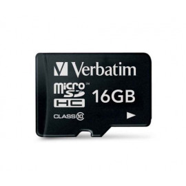 VERBATIM Carte microSD High Capacity (microSDHC) Verbatim 44010 - 16 Go - Classe 10