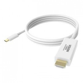 GENERIQUE Vision Adaptateur vidéo externe USB-C 3.1 HDMI blanc Pour la vente au détail