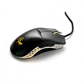Ducky Souris filaire Gamer Ducky Feather Omron RGB (Noir/Blanc)