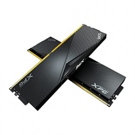 ADATA Kit Barrettes mémoire 32Go (2x16Go) DIMM DDR5  XPG Lancer RGB PC5-41600 (5200 MHz) (Noir)