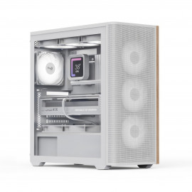 AEROCOOL D501A PC-Gehäuse, Midi-Tower, ATX, Tempered Glass