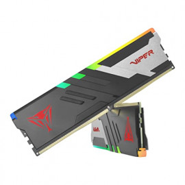 PATRIOT Kit Barrettes mémoire 32Go (2x16Go) DIMM DDR5 Viper Venom RGB PC5-54400 (6800 MHz) (Noir)