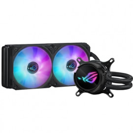 ASUS ROG Strix LC III 240 ARGB all-in-one CPU liquid cooler with 360 rotatable water block